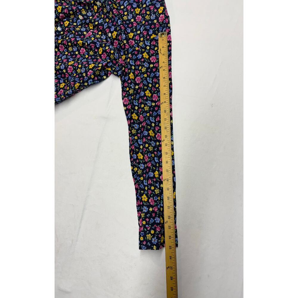 Vintage polo Ralph Lauren Women's Floral Button Down Shirt  colorful size large - Picture 6 of 8